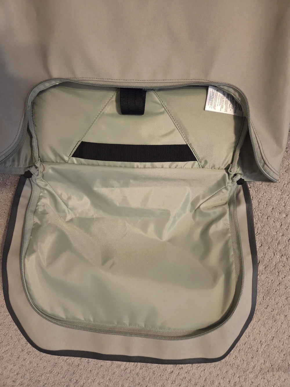 Columbia OutDry Beige Backpack with Black Trim